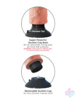 Pipedream Sex Toys - King Cock 8-Inch Vibrating Cock - Light