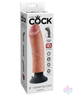 Pipedream Sex Toys - King Cock 8-Inch Vibrating Cock - Light