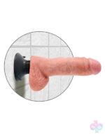Pipedream Sex Toys - King Cock 8-Inch Vibrating Cock With Balls - Flesh
