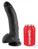 Pipedream Sex Toys - King Cock 9-Inch Cock With Balls - Black