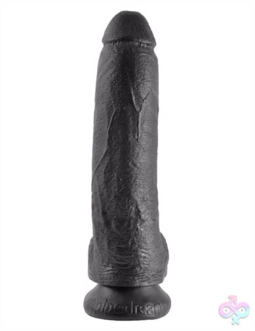 Pipedream Sex Toys - King Cock 9-Inch Cock With Balls - Black