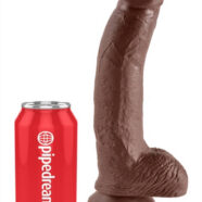 Pipedream Sex Toys - King Cock 9-Inch Cock With Balls - Brown