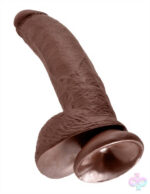 Pipedream Sex Toys - King Cock 9-Inch Cock With Balls - Brown