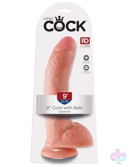 Pipedream Sex Toys - King Cock 9-Inch Cock With Balls - Flesh