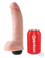 Pipedream Sex Toys - King Cock 9 Inch Squirting Cock With Balls - Flesh