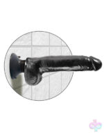 Pipedream Sex Toys - King Cock 9-Inch Vibrating Cock With Balls - Black