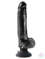 Pipedream Sex Toys - King Cock 9-Inch Vibrating Cock With Balls - Black