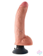 Pipedream Sex Toys - King Cock 9-Inch Vibrating Cock With Balls - Flesh