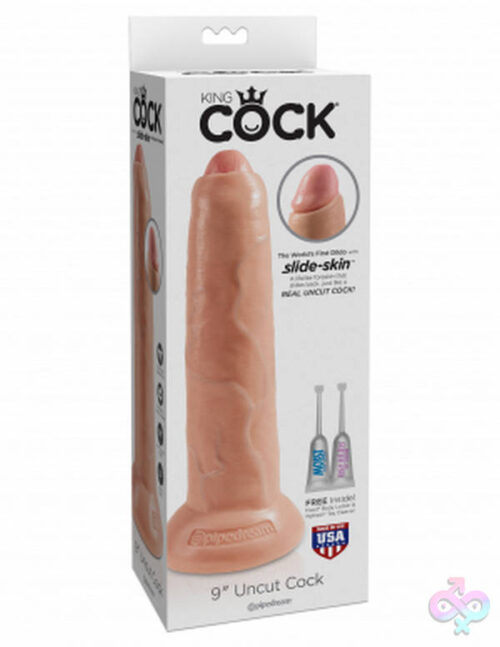 Pipedream Sex Toys - King Cock 9" Uncut - Flesh