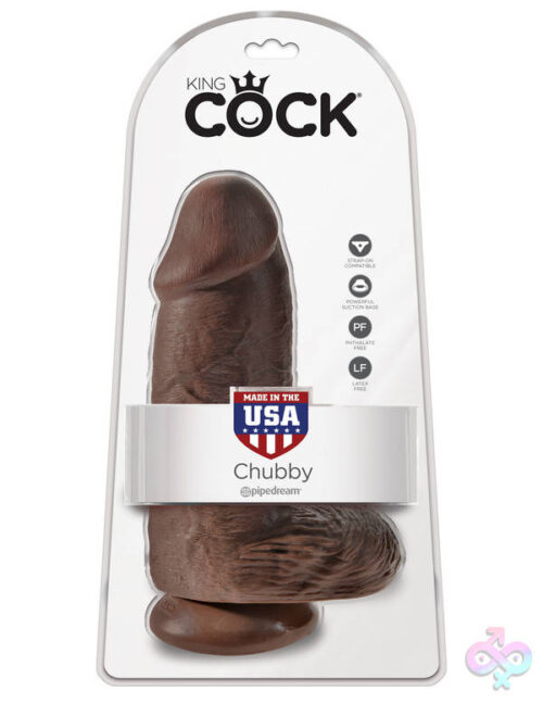 Pipedream Sex Toys - King Cock Chubby - Brown