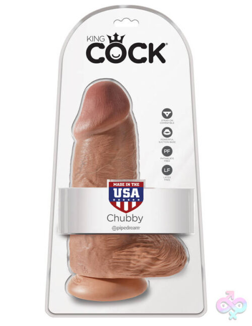 Pipedream Sex Toys - King Cock Chubby - Tan