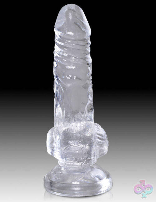 Pipedream Sex Toys - King Cock Clear 4" Cock With Balls
