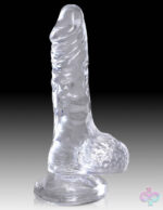 Pipedream Sex Toys - King Cock Clear 4" Cock With Balls