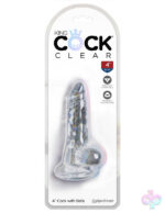 Pipedream Sex Toys - King Cock Clear 4" Cock With Balls