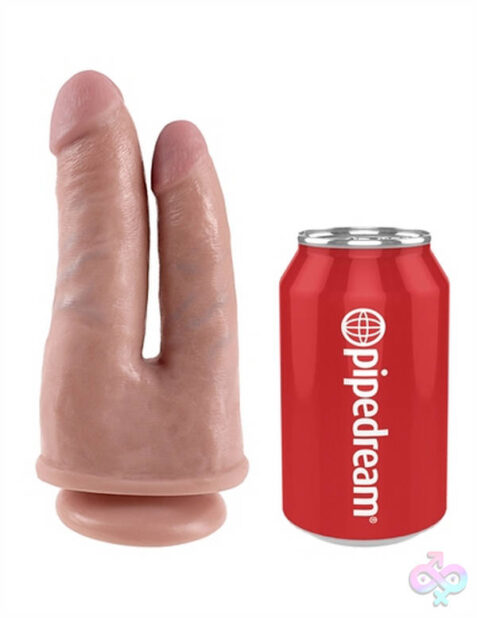 Pipedream Sex Toys - King Cock Double Penetrator - Flesh