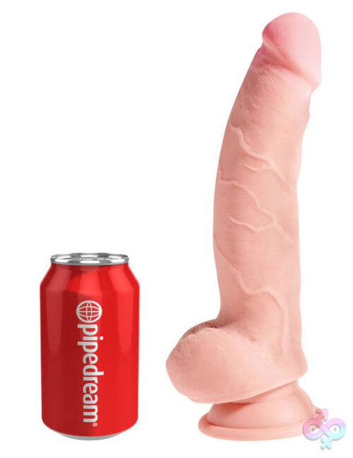 Pipedream Sex Toys - King Cock Plus Triple Density 8" Cock With Balls - Flesh