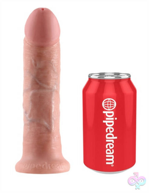 Harness with Cock — King Cock Strap-On Harness with 8 Inch Cock by Pipedream