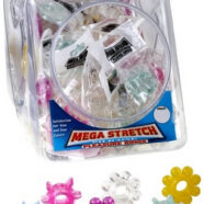 Pipedream Sex Toys - Mega Stretch Silicone Pleasure Rings - 72 Piece Fishbowl