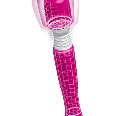 Mini Wanachi cordless massage wand by Pipedream in black