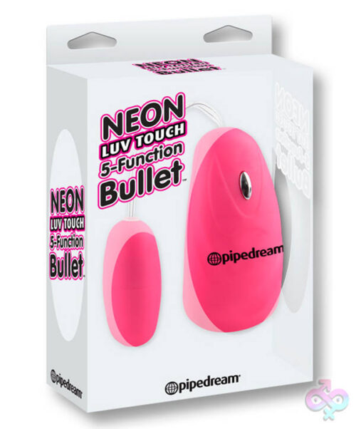 Pipedream Sex Toys - Neon Luv Touch 5 Function Bullet - Pink
