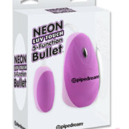 Pipedream Sex Toys - Neon Luv Touch 5 Function Bullet - Purple
