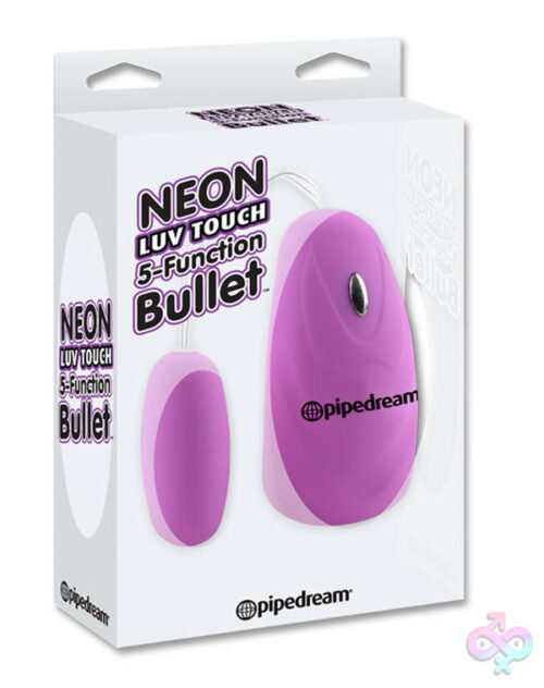 Pipedream Sex Toys - Neon Luv Touch 5 Function Bullet - Purple