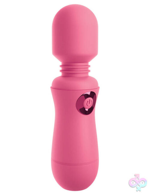 Pipedream Sex Toys - Omg! Wands Enjoy Rechargeable Vibrating Wand - Pink