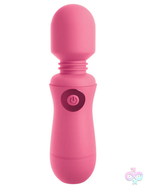 Pipedream Sex Toys - Omg! Wands Enjoy Rechargeable Vibrating Wand - Pink