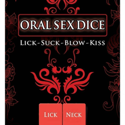 Oral Sex Dice game by Pipedream — red novelty dice couples gift