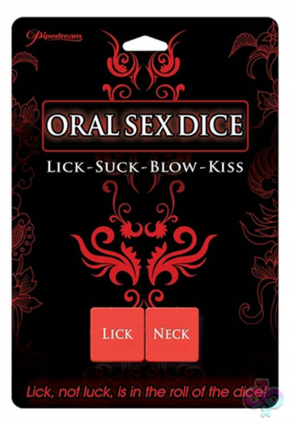 Oral Sex Dice game by Pipedream — red novelty dice couples gift