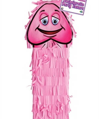 Pecker Pinata Bachelorette Party Favors pink 18-inch by Pipedream
