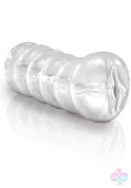 Pipedream Extreme Clear Leader Snatch pocket pussy stroker by Pipedream