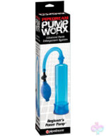 Pipedream Sex Toys - Pump Worx Beginners Power Pump - Blue