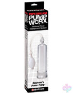 Pipedream Sex Toys - Pump Worx Beginners Power Pump - Clear