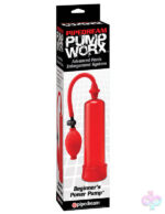 Pipedream Sex Toys - Pump Worx Beginners Power Pump - Red