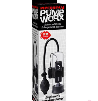 Pipedream Sex Toys - Pump Worx Beginners Vibrating Pump - Black