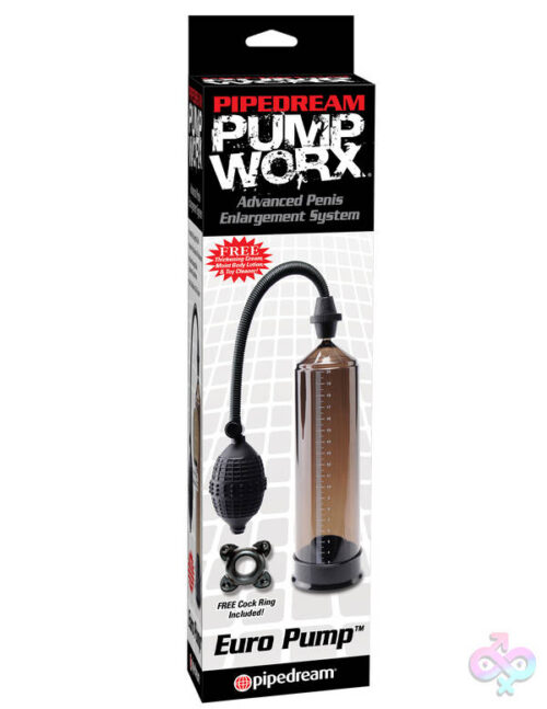 Pipedream Sex Toys - Pump Worx Euro Pump - Black
