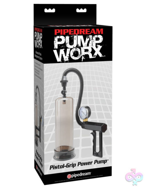 Pipedream Sex Toys - Pump Worx Pistol-Grip Power Pump - Black