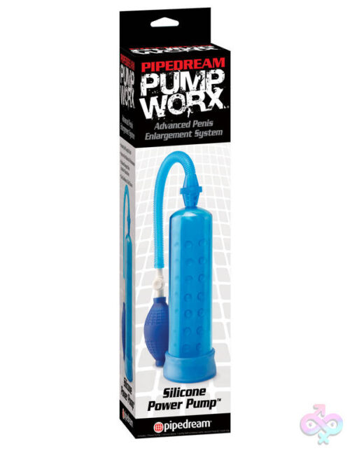 Pipedream Sex Toys - Pump Worx Silicone Power Pump - Blue