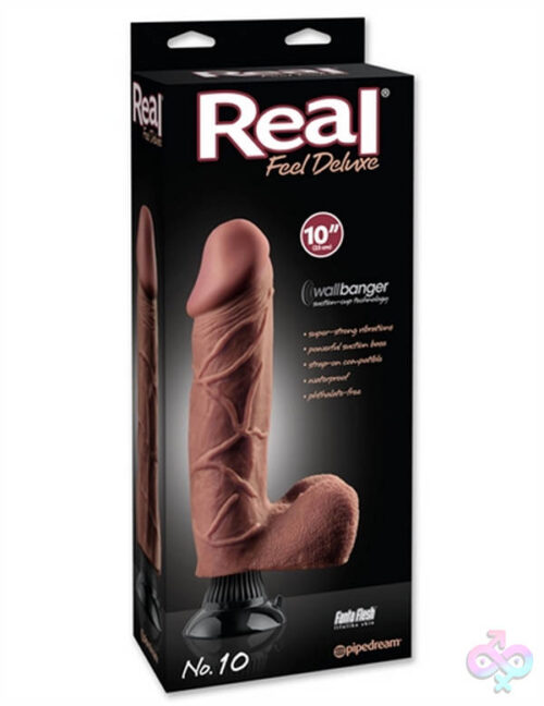Pipedream Sex Toys - Real Feel Deluxe no.10 10-Inch - Brown