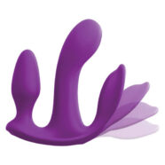 Pipedream Sex Toys - Threesome Total Ecstay Silicone Vibrator - Purple