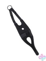 Pivot 2-In-1 Forced-O Strap in White by Sportsheets - Image 3