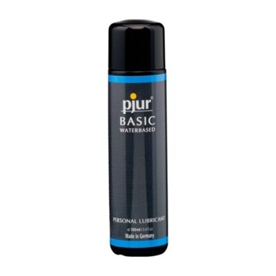Pjur Basic Water 3.4 fl oz 100ml water-based personal lubricant pump bottle by Pjur