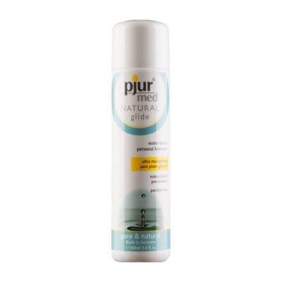 pjur med Natural Glide water based lubricant 100ml bottle by Pjur