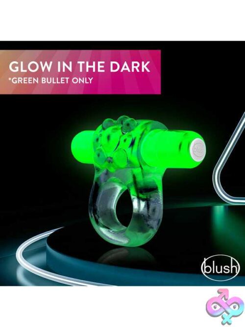 Play With Me  Teaser Vibrating C-Ring  Green - Image 3