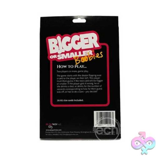 Play Wiv Me - Bigger Or Smaller Boobs Card Game - Image 2