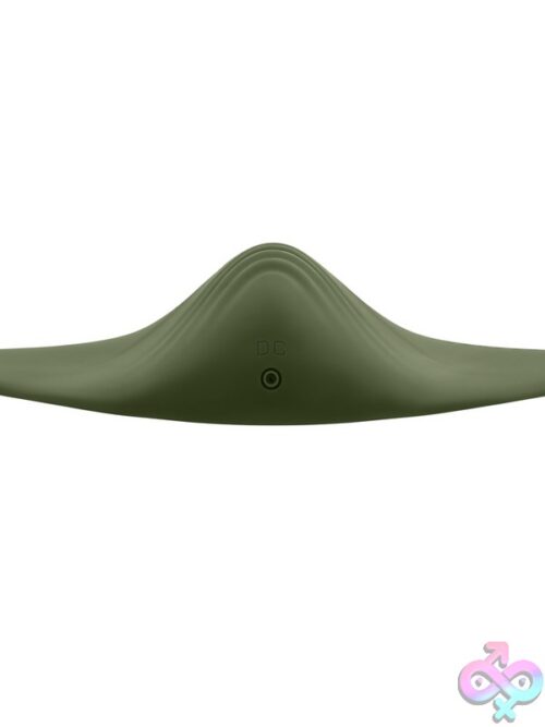 Pleasure Pad Vibrating Flat Stimulator In Green By Gender X - Image 3