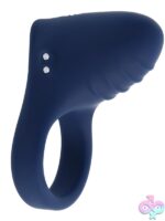 Pleasure Point Vibrating Penis Ring in Blue by Playboy Pleasure - Image 3