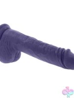 Pleasure Rider Large Thrusting Vibrator in Purple - Image 3
