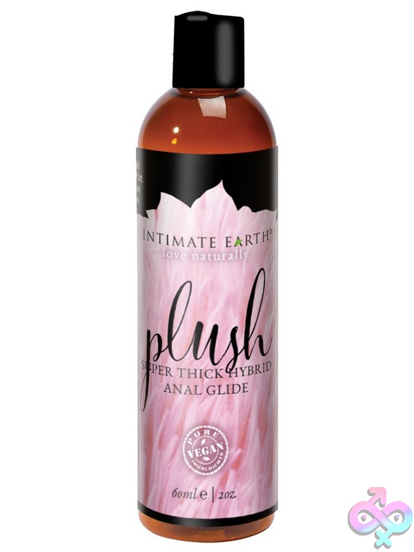 Discreet-Toys-Plush-Hybrid-Anal-2-Oz-Nu-Ie055-60 Intimate Earth Plush Hybrid Anal Glide 2 Oz Bottle In Brown By Intimate Earth